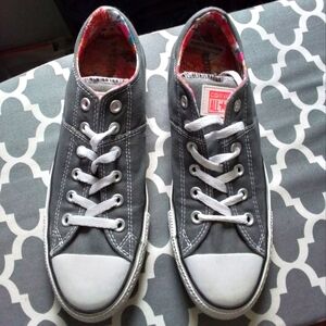 Converse Gray Low-Top Sneakers